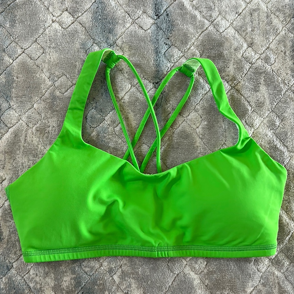 Lululemon Energy Sports Bra Green Size 8